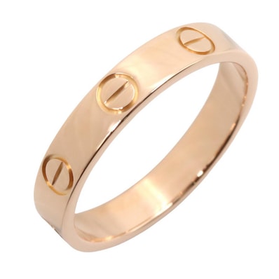 カルティエ CARTIER ミニラブリング リング・指輪 ジュエリー K18PG(ピンクゴールド) レディース ゴールド系 B4085200 【中古】