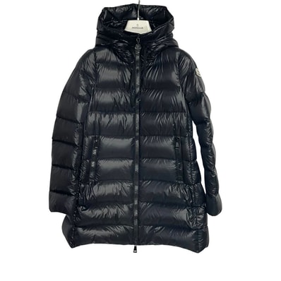 MONCLER Suyen Hooded Mid-Length Down Jacket "Black"