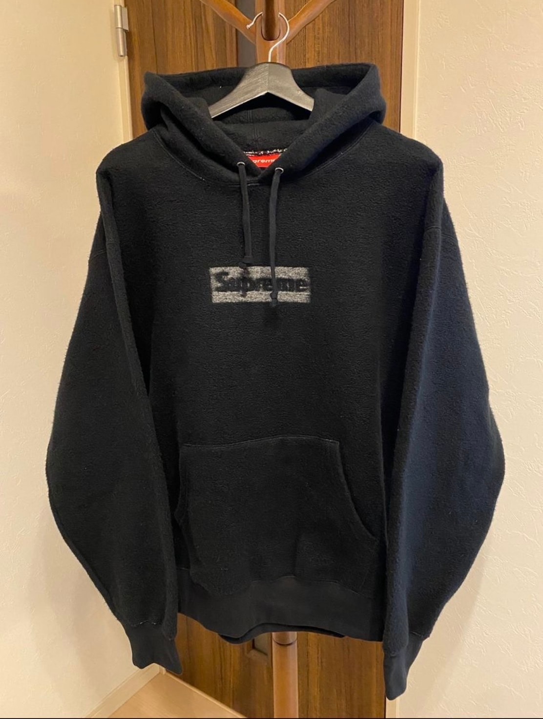 Supreme Inside Out Box Logo Hooded Sweatshirt "Black"