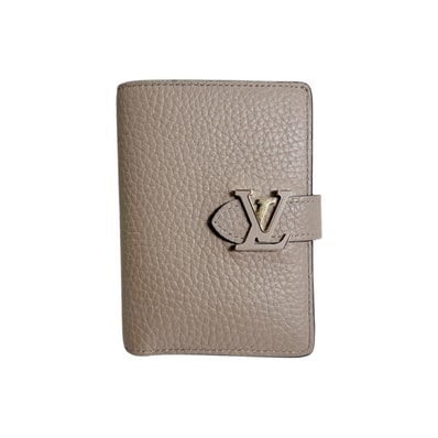 ルイヴィトン LOUIS VUITTON ヴェルティカルウォレットコンパクト M82198 トリヨンレザー 二つ折り財布