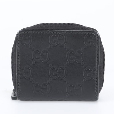 ■美品 グッチ グッチシマ 115255 コインケース レザー