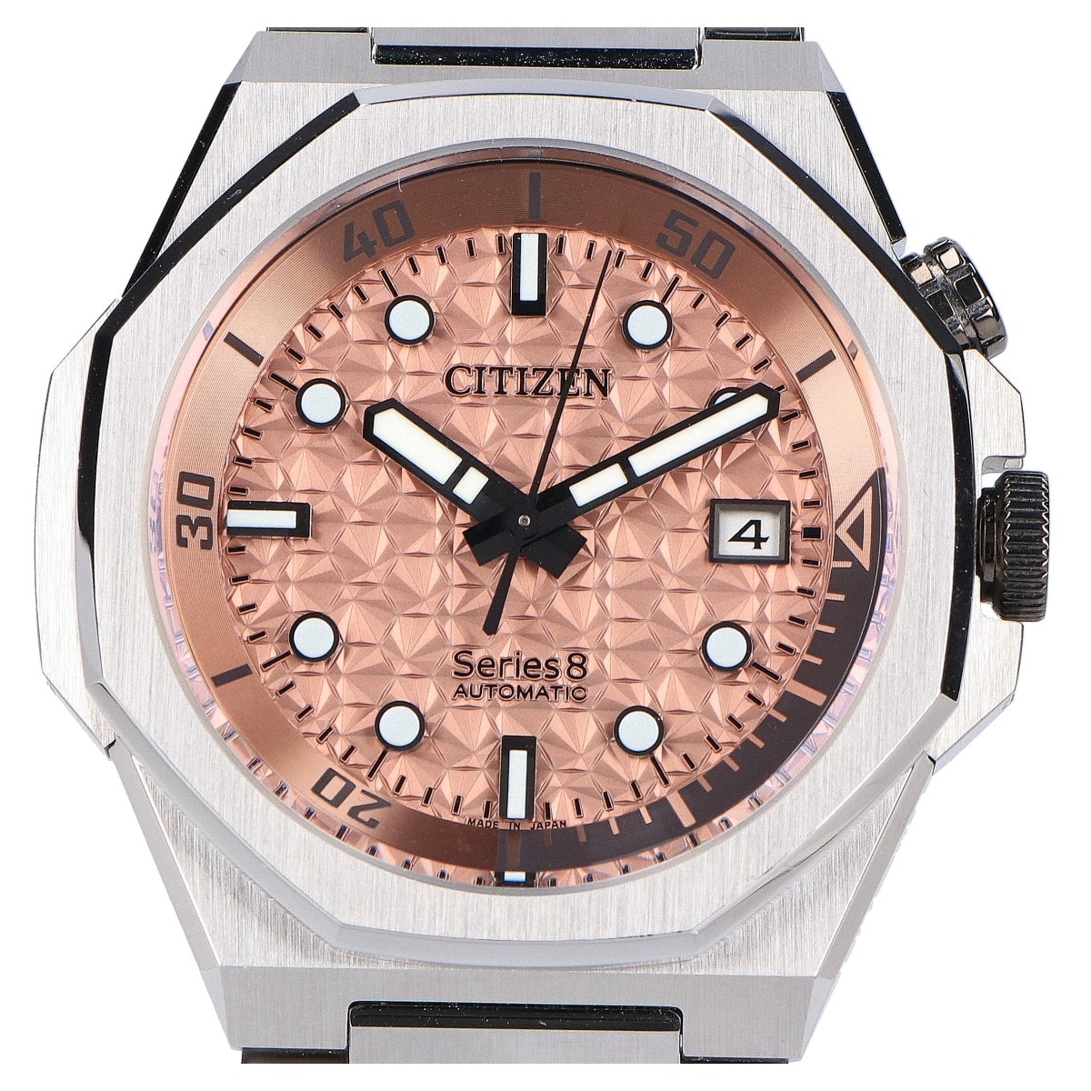 シチズン NB6066-51W シルバー Series 8 メカニカル890 AT腕時計 -