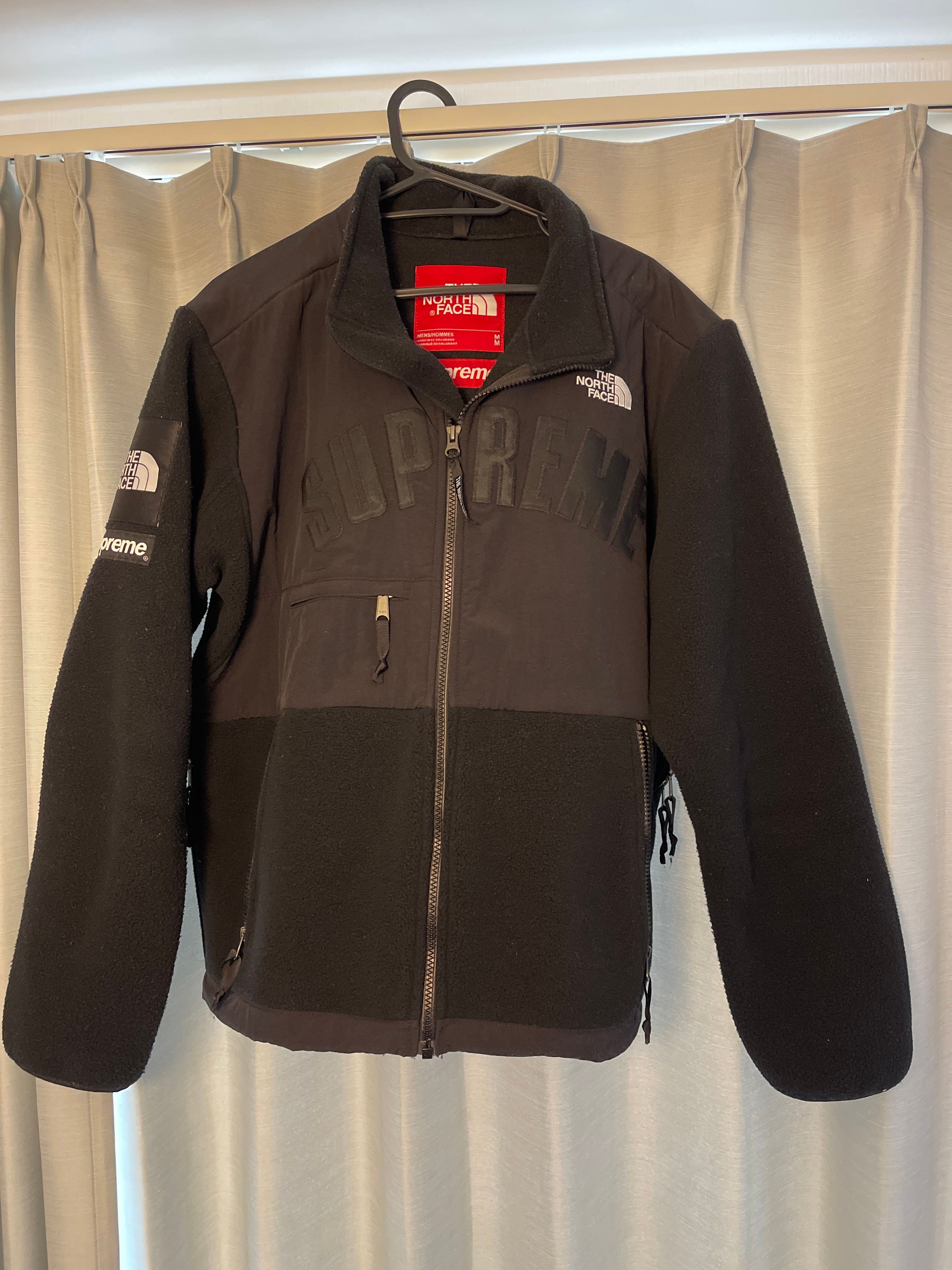 Supreme x The North Face Arc Logo Denali Fleece Jacket "Black"