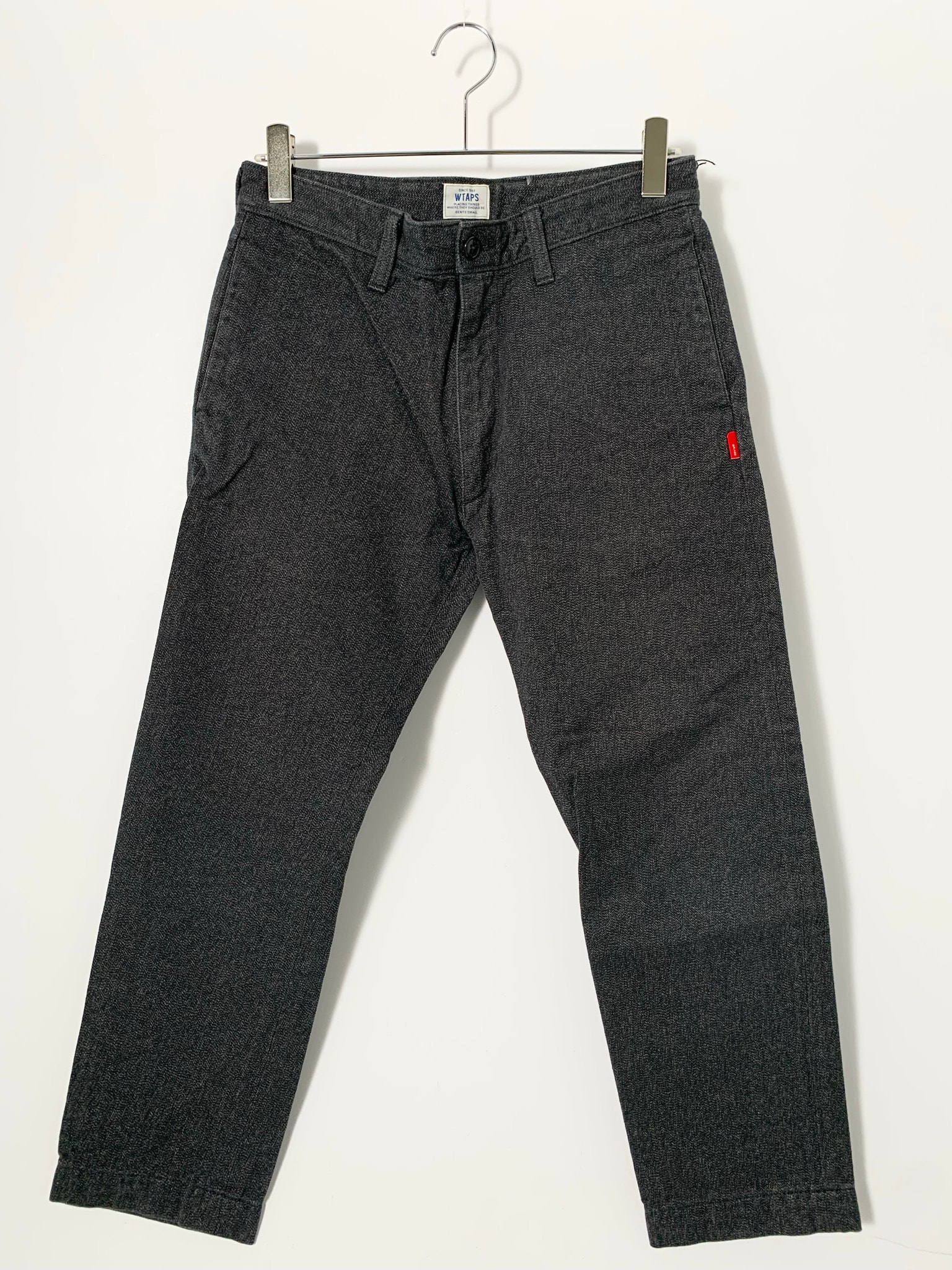 WTAPS BLUES. VERY SKINNY. TRASH / TROUSERS. COTTON. DENIM "Gray"