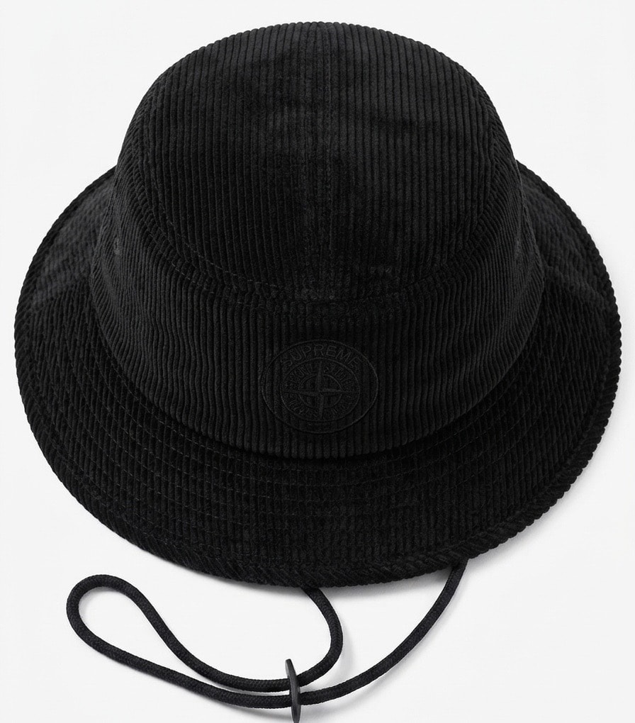 Supreme / Stone Island Corduroy Crusher "Black"