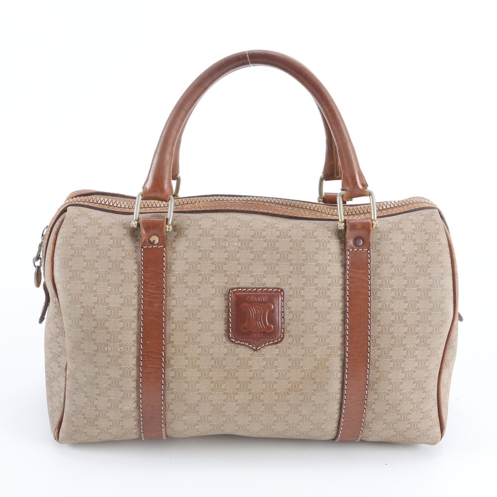 セリーヌ マカダムミニ ボストンハンドバッグ