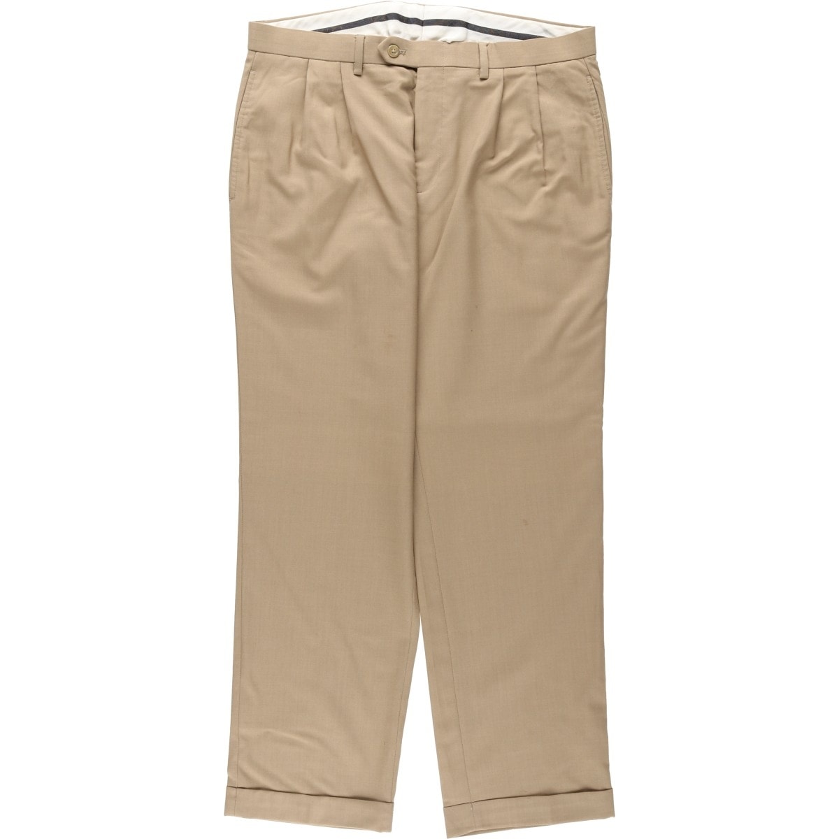 古着 ラルフローレン Ralph Lauren LAUREN ローレン ツータック ウールパンツ スラックス メンズw35相当/eaa622127