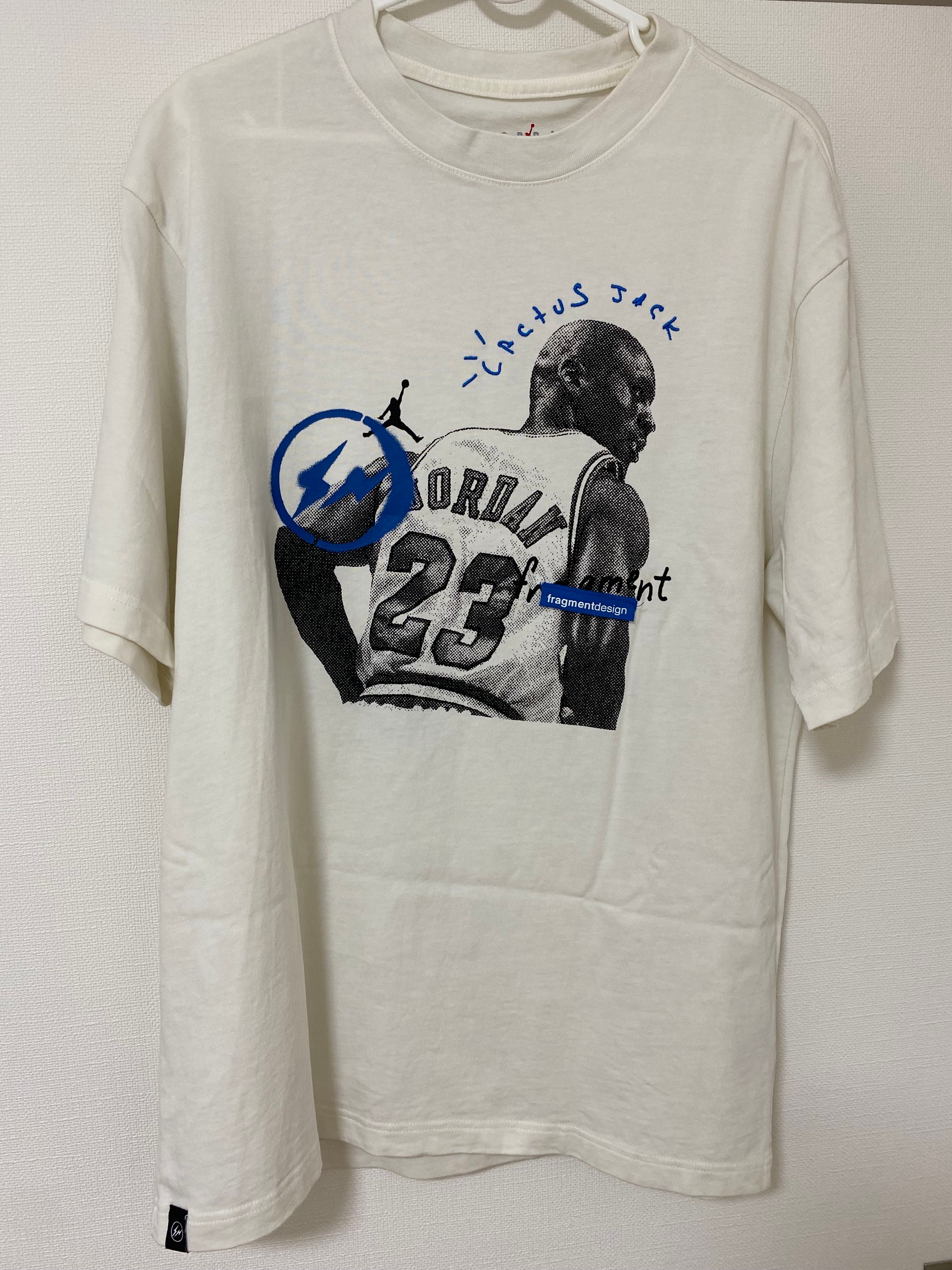 Air Jordan Travis Scott Fragment Tee "White"