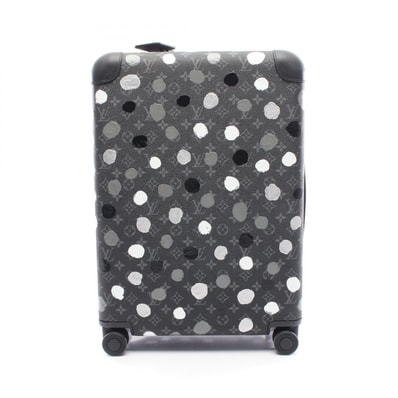 ルイ・ヴィトン LOUIS VUITTON × yayoi kusama ホライゾン55 モノグラムエクリプス キャリーバッグ バッグ PVCコーティングキャンバス レザー モノグラム・エクリプス メンズ ブラック系 M10122 【中古】