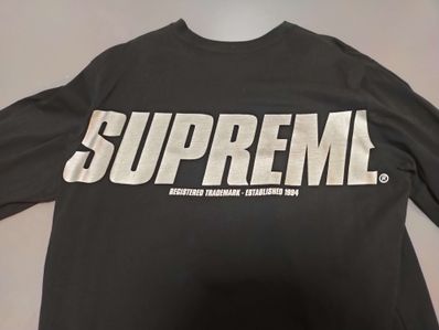 Supreme / Thrasher® Multi Logo L/S Tee "Black"