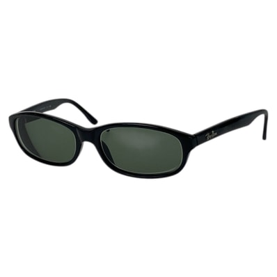 Ray-Ban レイバン ブラック 黒 シルバー金具 プラスチック サングラス 男女兼用 オーバル 504335 【中古】