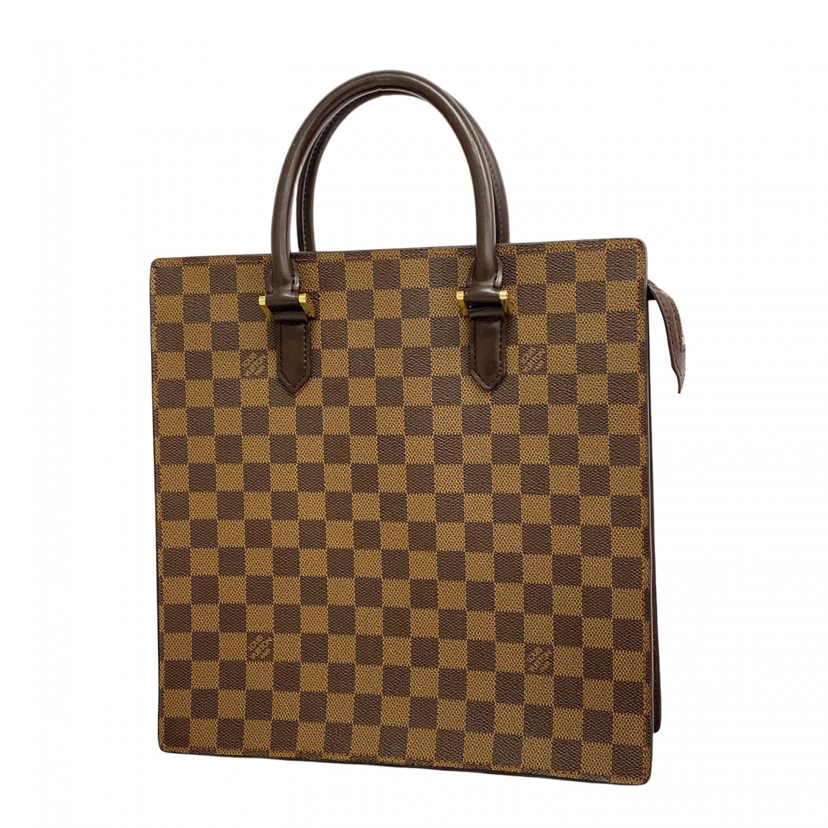 【6dc2255-k】ルイヴィトン トートバッグ ダミエ ヴェニスPM N51145 エベヌ【中古】レディース