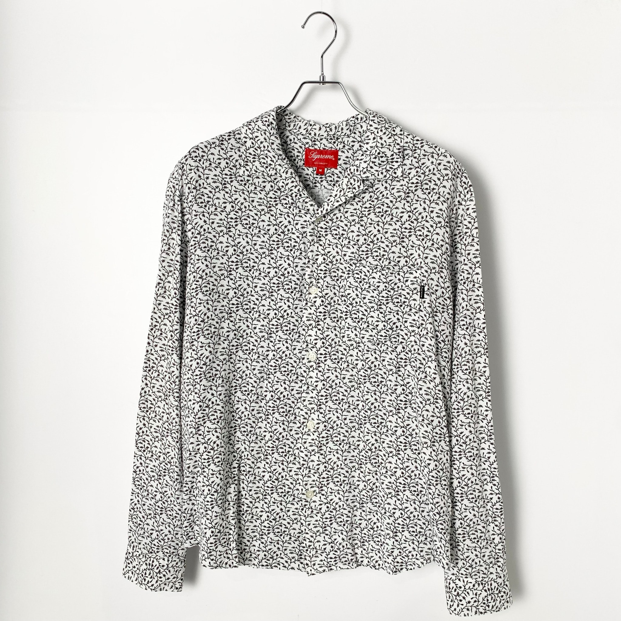 Supreme 19SS Vine Rayon Shirt "White"