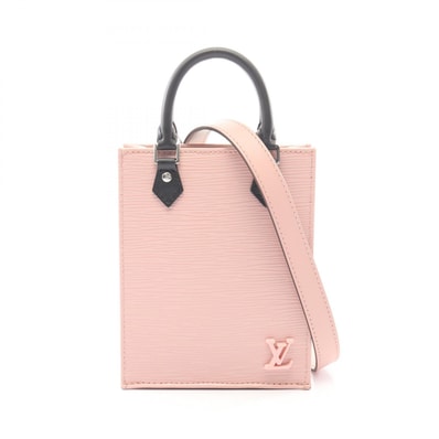 ルイ・ヴィトン LOUIS VUITTON プティット サックプラ エピ ローズバレリーヌ 2WAY ハンドバッグ バッグ レザー レディース ピンク系 / ブラック系 M69575 【中古】