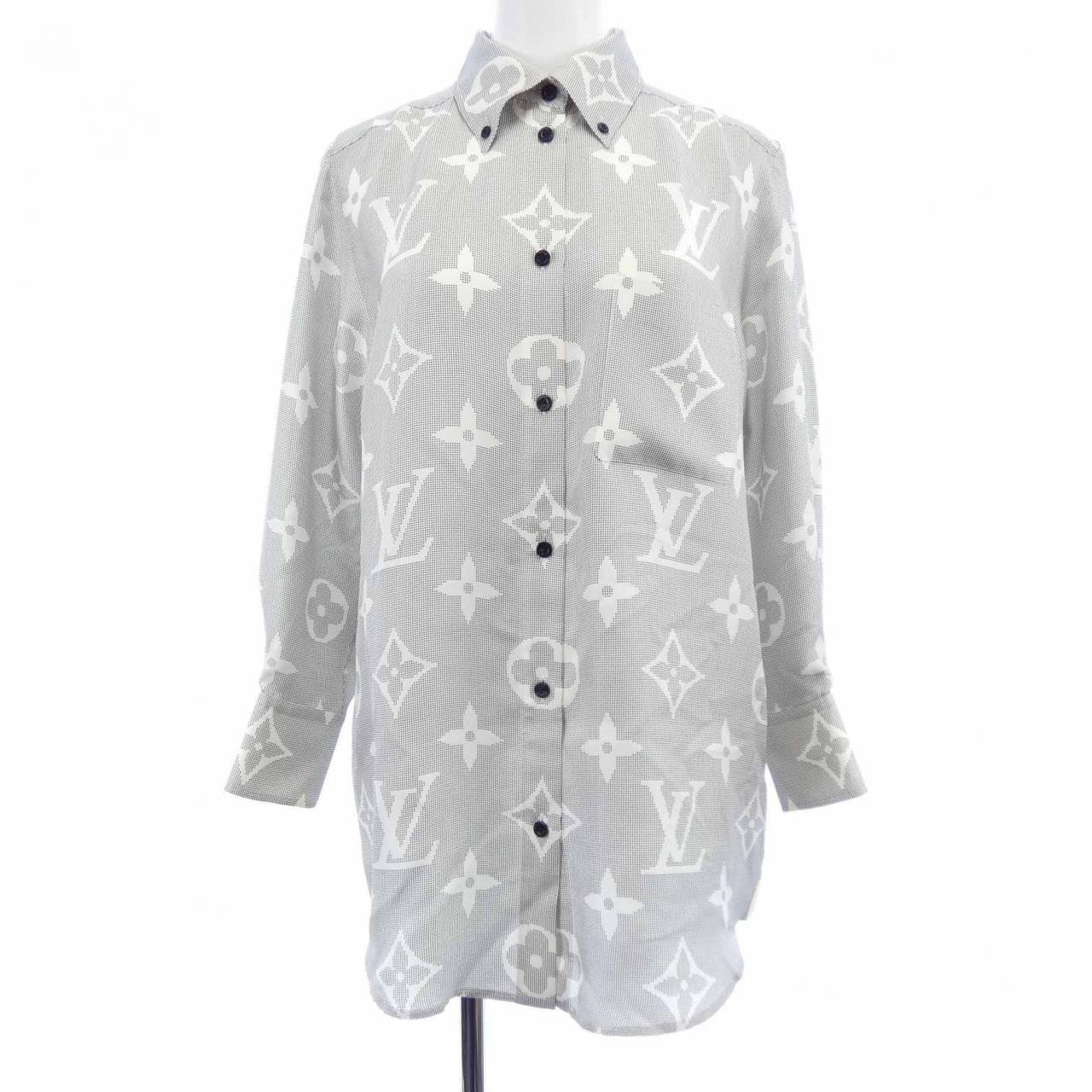 ルイヴィトン LOUIS VUITTON インバーテッドマヒナモノグラムマスキュリンシャツ FOBL08RV6 シャツ