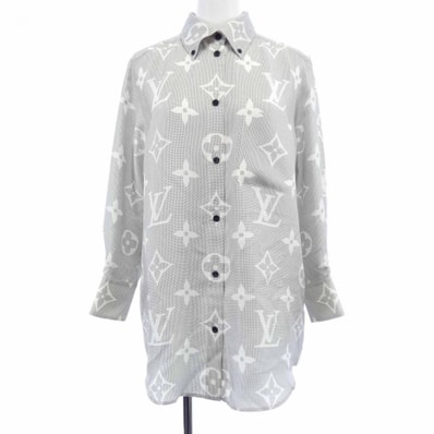 ルイヴィトン LOUIS VUITTON インバーテッドマヒナモノグラムマスキュリンシャツ FOBL08RV6 シャツ