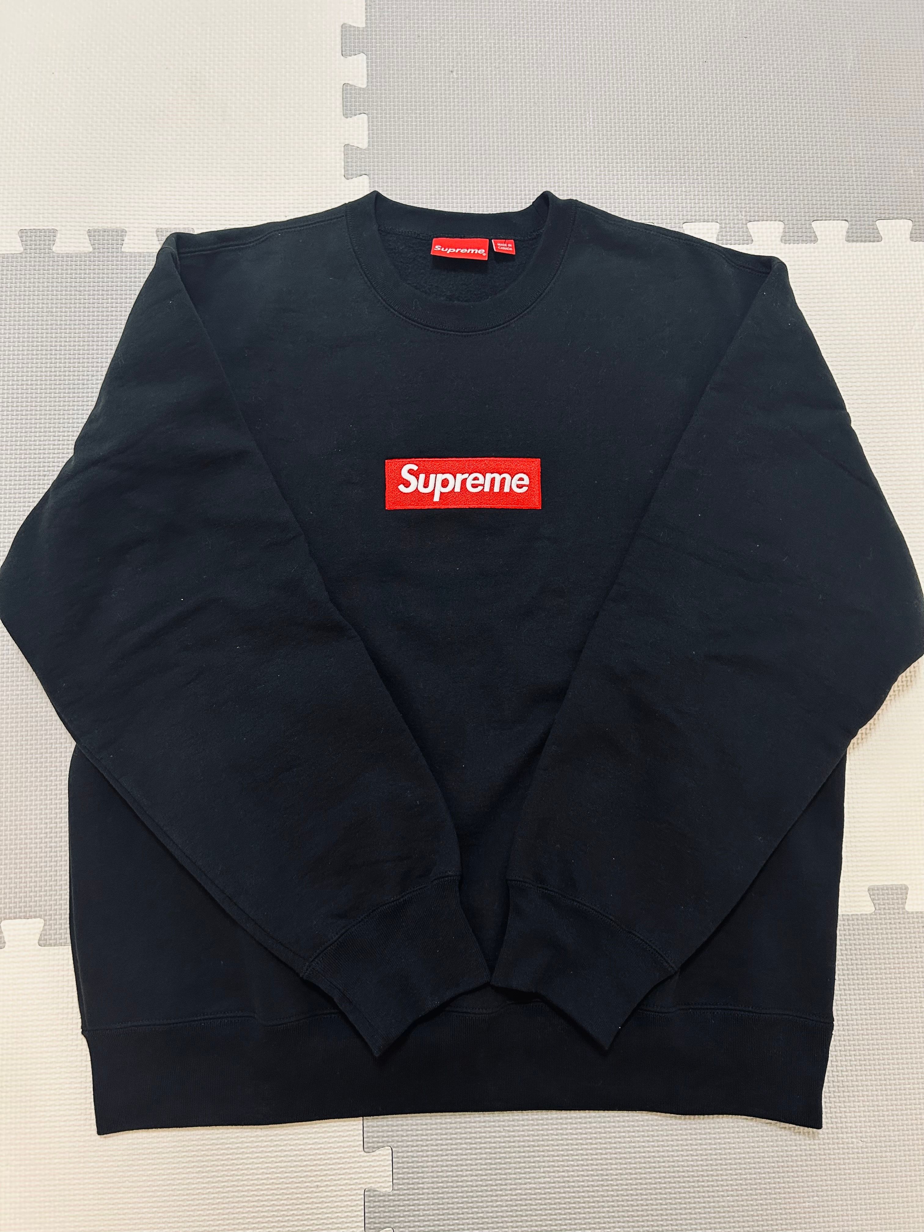 Supreme Box Logo Crewneck "Black" (22FW)
