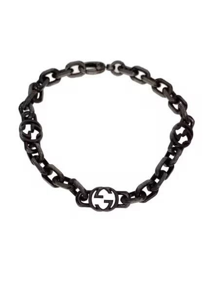 GUCCI Silver Bracelet With Interlocking G