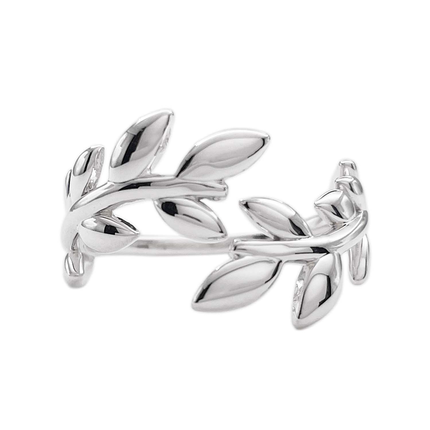 TIFFANY&Co. ティファニー オリーブリーフ バイパス リング・指輪
SV925 15号 シルバー 新品仕上済 レディース
【中古】