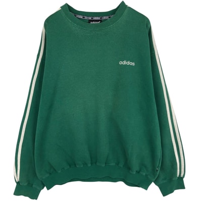 古着 80~90年代 アディダス adidas ワンポイントロゴスウェットシャツ トレーナー メンズL相当 ヴィンテージ/eaa635018