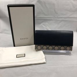 GUCCI GG Supreme Leather Wallet
