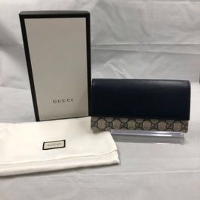 GUCCI GG Supreme Leather Wallet