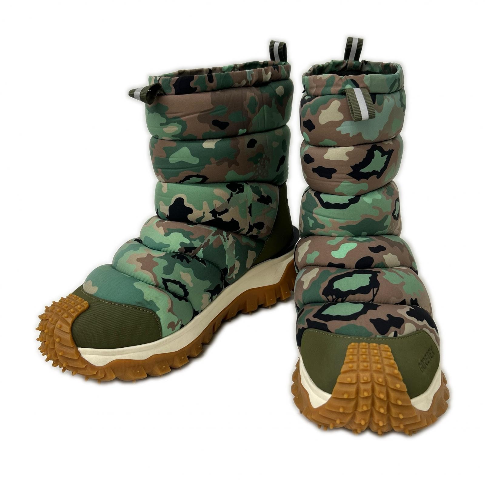 モンクレール xBILLIONAIRE BOYS CLUB 【美品/23AW】Trailgrip Apres Boots GORE-TEX カモフラ ブーツ 43