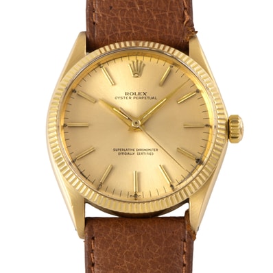 ROLEX ロレックス オイスターパーペチュアル 1005 1964年製 K14イエローゴールド【中古】