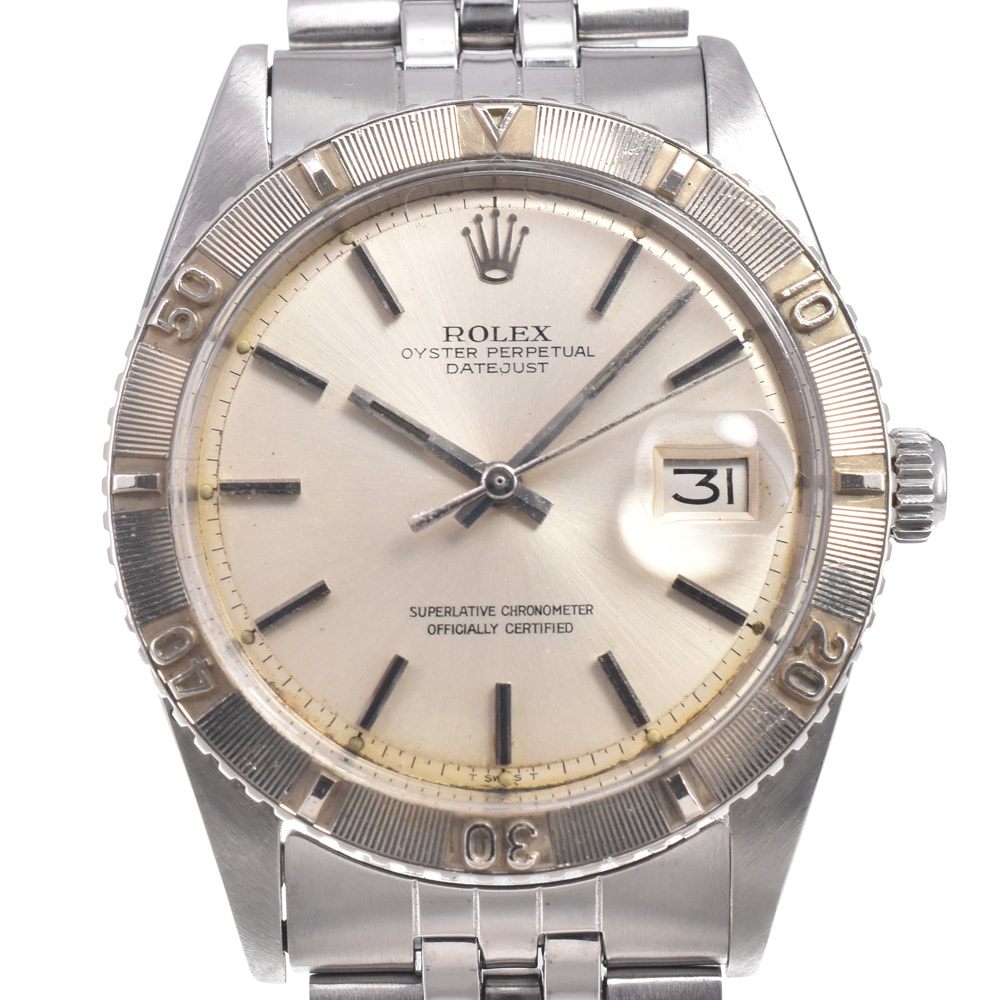 ロレックス ROLEX 1625 ヴィンテージ デイトジャスト サンダーバード Cal.1570 シルバー 自動巻き メンズ 良品 腕時計 L#149603