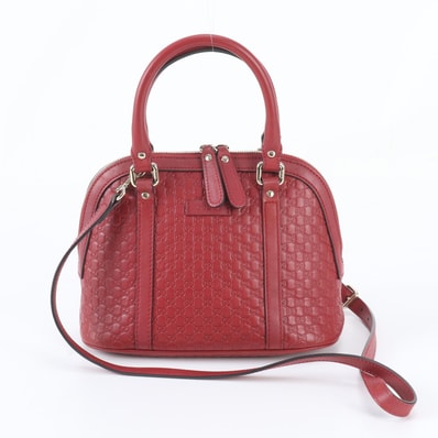 ■美品 グッチ グッチシママイクロ 449654 ハンドバッグ レザー