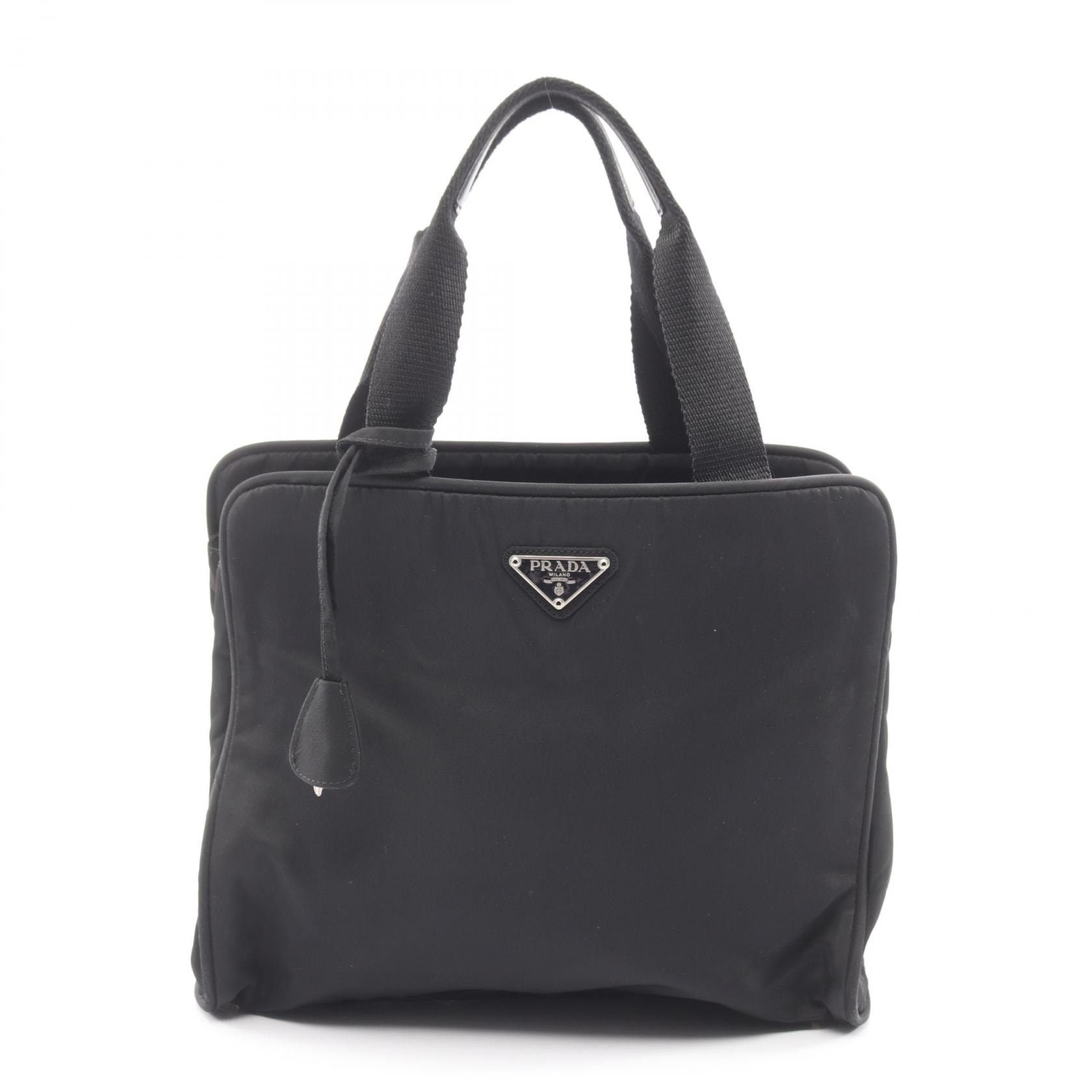 プラダ PRADA ハンドバッグ バッグ ナイロン レディース ブラック系 【中古】