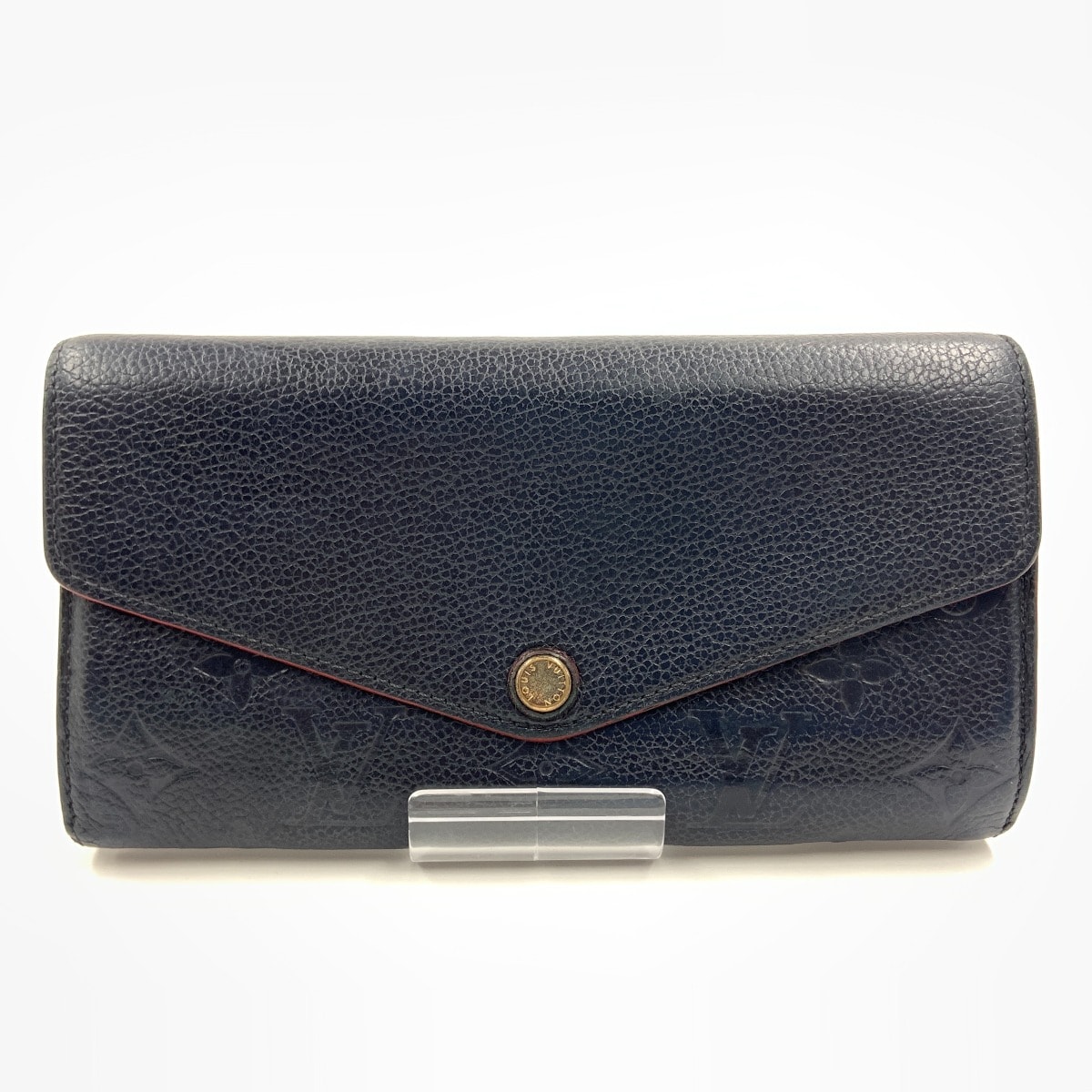 〇〇LOUIS VUITTON ルイヴィトン モノグラム アンプラント ポルトフォイユ サラ 二つ折り長財布 M62125 ネイビー