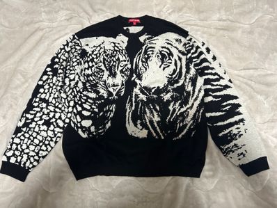 Supreme Big Cats Jacquard L/S Top "Black"