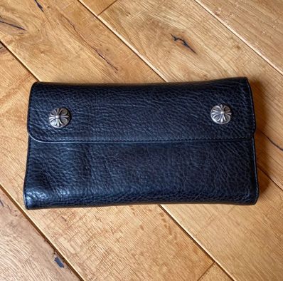 専用 インボイス原本付き!クロムハーツ ウェーブクロスウォレット 財布