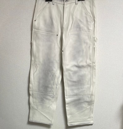 HERONPRESTON x H&M H2 Leather Workwear Pants "White"