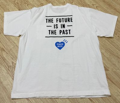 HUMAN MADE Stores Exclusive Heart Pocket T-Shirt Offline Store "White/Blue"