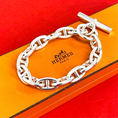 HERMES エルメス シェーヌダンクル GM 14コマ ブレスレット シルバー925 ブレスレット シルバー
42709