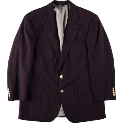 古着 ~90年代 ラルフローレン Ralph Lauren CHAPS チャップス ウールテーラードジャケット USA製 メンズL相当/eaa671526