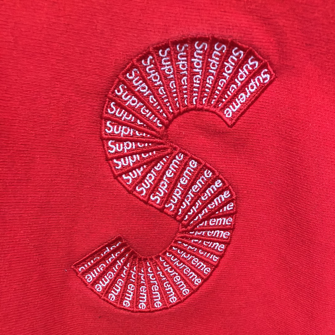 Supreme S Logo Hooded Sweatshirt "Red" (20FW)