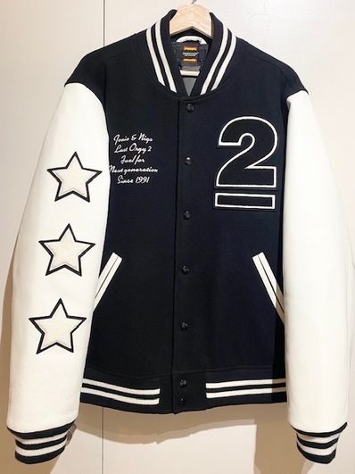 HUMAN MADE UNDERCOVER LAST ORGY2 VARSITY JACKET "Black"