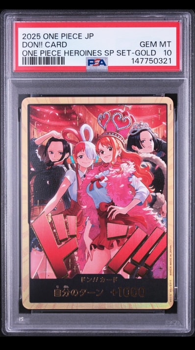 PSA10】ドン!!カード : ロビン&ウタ&ナミ&ハンコック スーパーパラレル PSA10】ドン!!カード : ロビン&ウタ&ナミ&ハンコック スーパーパラレル