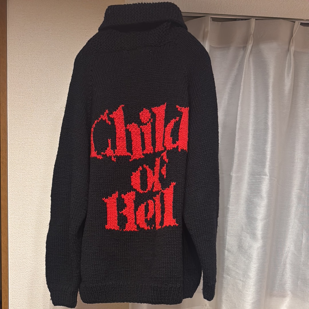 Supreme Child of Hell Cowichan Sweater "Black"