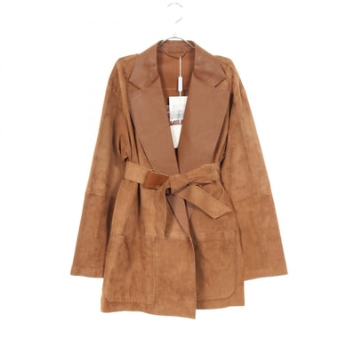 マックスマーラ MAX MARA 衣料品 アウター スウェード レディース ブラウン系 【中古】