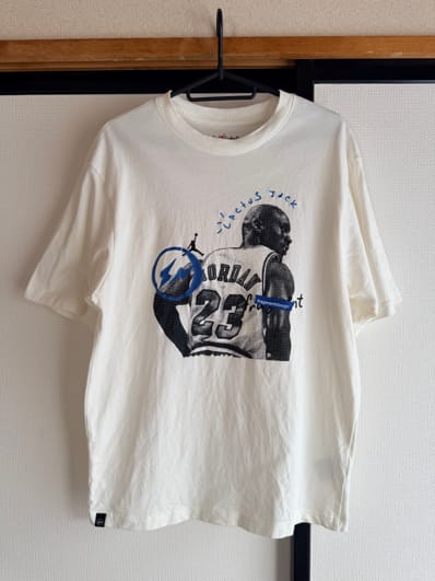 Air Jordan Travis Scott Fragment Tee "White"