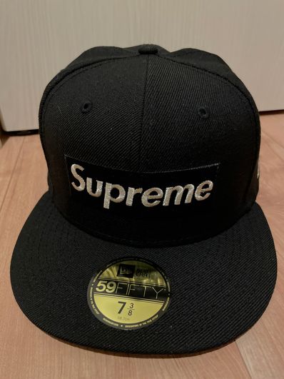 Supreme $1M Metallic Box Logo New Era® "Black"