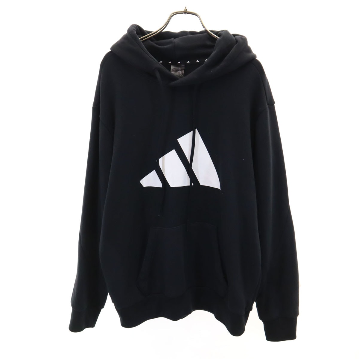 adidas アディダス 長袖 スウェットパーカー O ブラック プルオーバー