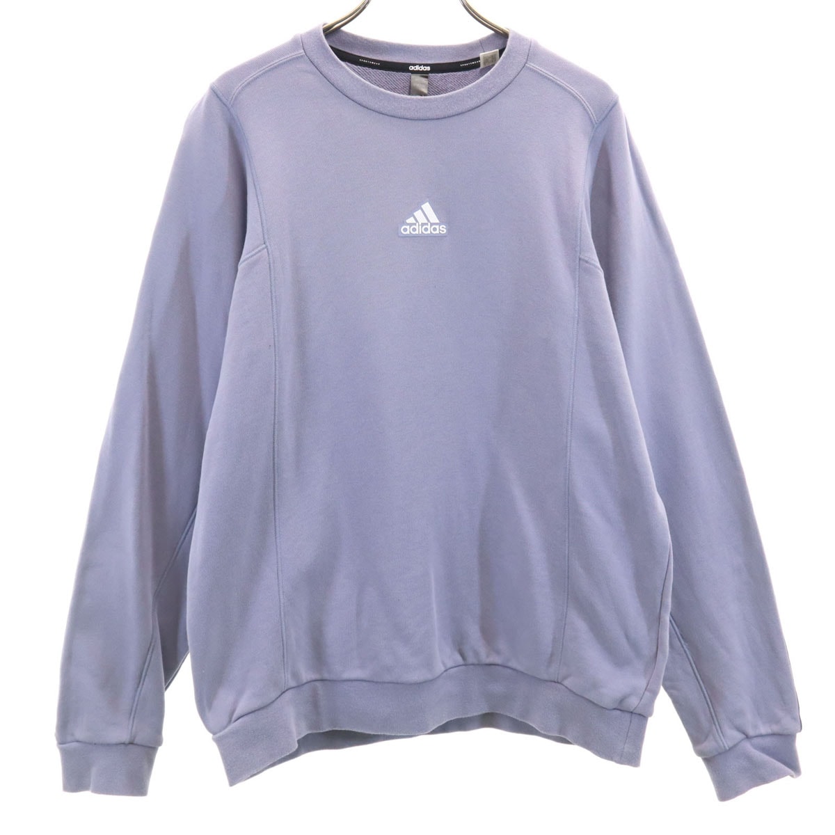 adidas アディダス 長袖 スウェット トレーナー M パープル