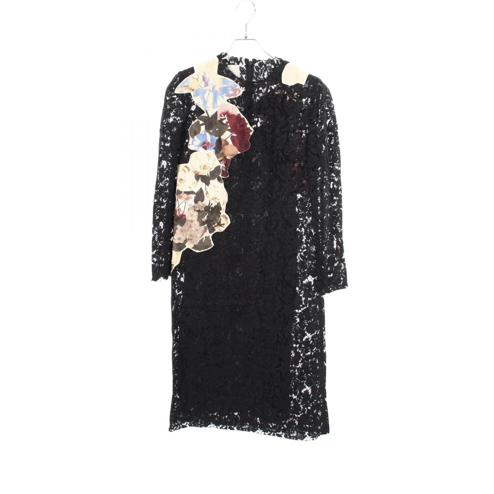 ヴァレンチノ Valentino ワンピース 衣料品 トップス コットン レディース ブラック系 P49203433 【中古】