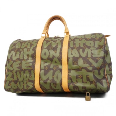 ★SALE【6dc2796-k】ルイヴィトン ボストンバッグ モノグラム・グラフィティ キーポル50 M92196 ヴェール【中古】メンズ レディース ユニセックス