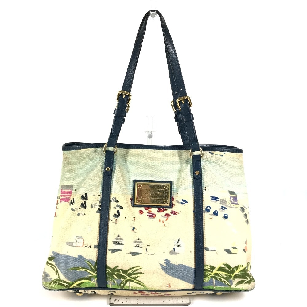 ルイヴィトン LOUIS VUITTON アイオール・カバPM エスカル M93769 カバン 肩掛け トートバッグ ショルダーバッグ キャンバス ブルー